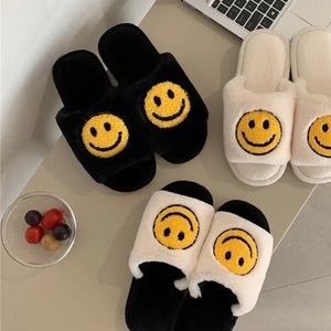 Black Smiley Face Slides